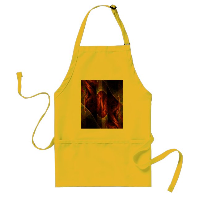 Mystique Jungle Abstrakt Art Apron Förkläde (Framsidan)