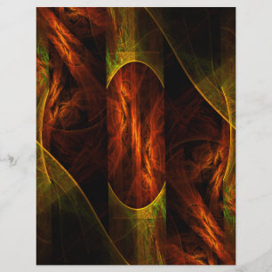 Mystique Jungle Abstrakt Art Flyer