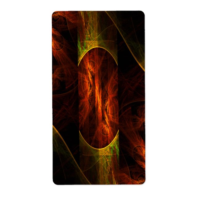 Mystique Jungle Abstrakt Art Fractal Fraktsedel (Framsidan)
