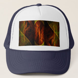 Mystique Jungle Abstrakt Art Hat Truckerkeps