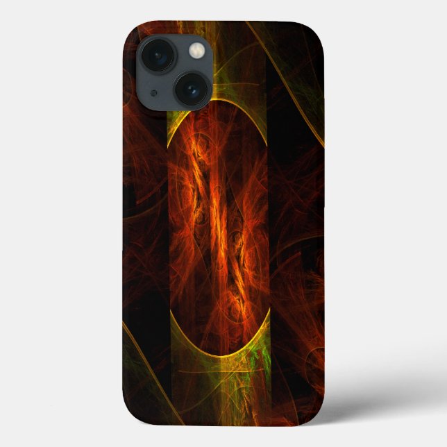 Mystique Jungle Abstrakt Art iPhone 6 Fodral (Baksida)