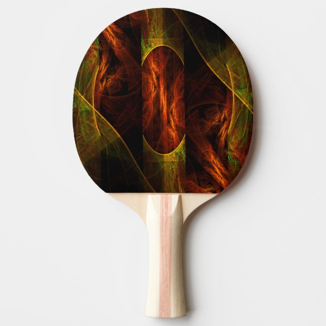 Mystique Jungle Abstrakt Art Pingisracket (Framsidan)