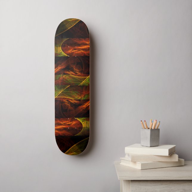 Mystique Jungle Abstrakt Art Skateboard Bräda 21,5 Cm (Väggkonst)