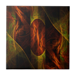 Mystique Jungle Abstrakt Art Tile Kakelplatta