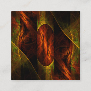 Mystique Jungle Abstrakt Art Tilläggskort