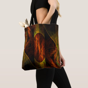 Mystique Jungle Abstrakt Art Tygkasse