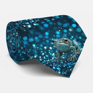 Mystique of the Blue Dimentee Frog on Blue Bokeh Slips