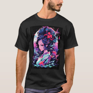 Mystique of the Geisha Embodies Tradition Design T Shirt