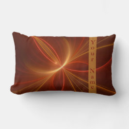 Mystisk Abstrakt Fractal Modern Warm Färg Namn Lumbarkudde