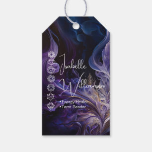 Mystisk Amethyst Chakras Reiki Meditation Yoga Presentetikett