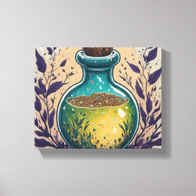 Mystisk blandning canvastryck (Framsida)