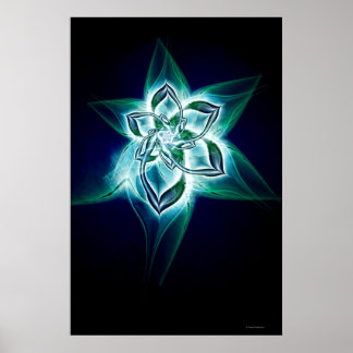 mystisk blomma poster