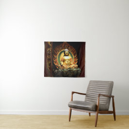 Mystisk Buddha Väggkonst Gobeläng