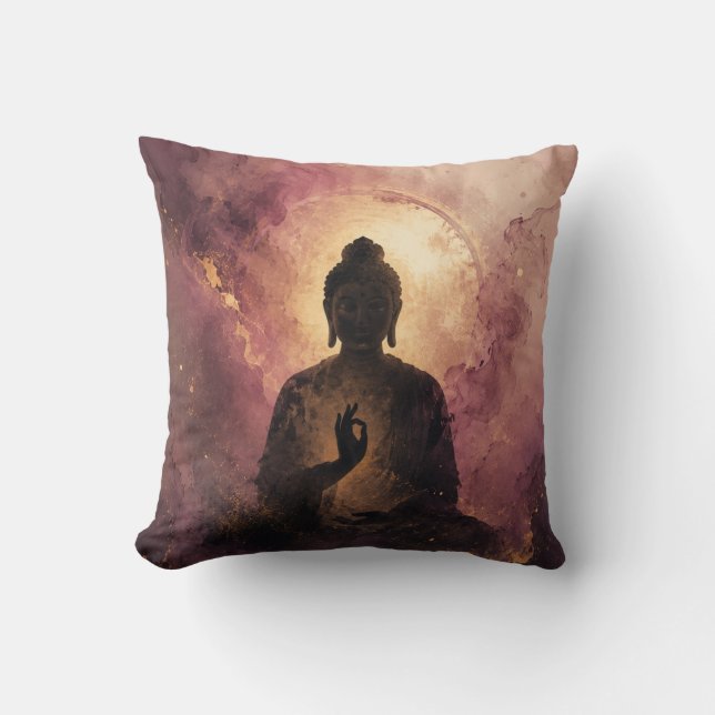 Mystisk Buddha | Zen-meditation Kudde (Framsida)