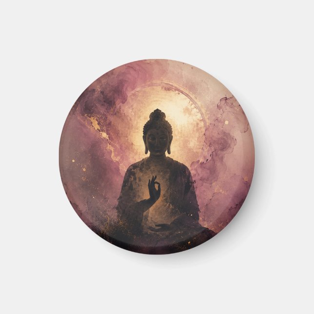 Mystisk Buddha | Zen-meditation Magnet (Framsidan)