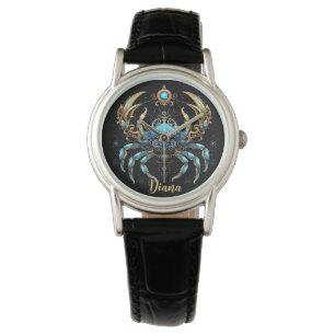 Mystisk Cancer Zodiak Konst Armbandsur