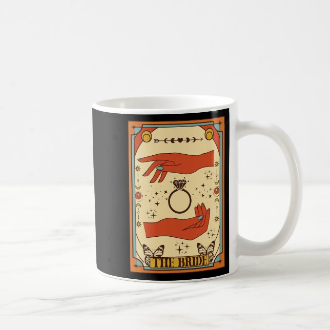 Mystisk Celest Bröllopsfest för Bruden Ta Kaffemugg (Höger)