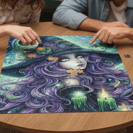 Mystisk Celestial Häxa Pussel