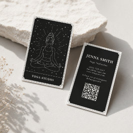 Mystisk Celestial Meditation Yoga Instruktör  Visitkort