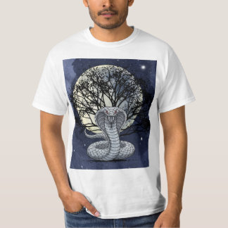 Mystisk Cobra-orm och träd grafisk t-shirt