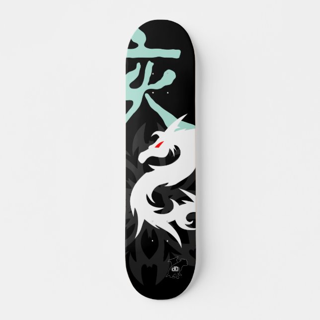 Mystisk drake skateboard bräda 20,5 cm (Framsida)