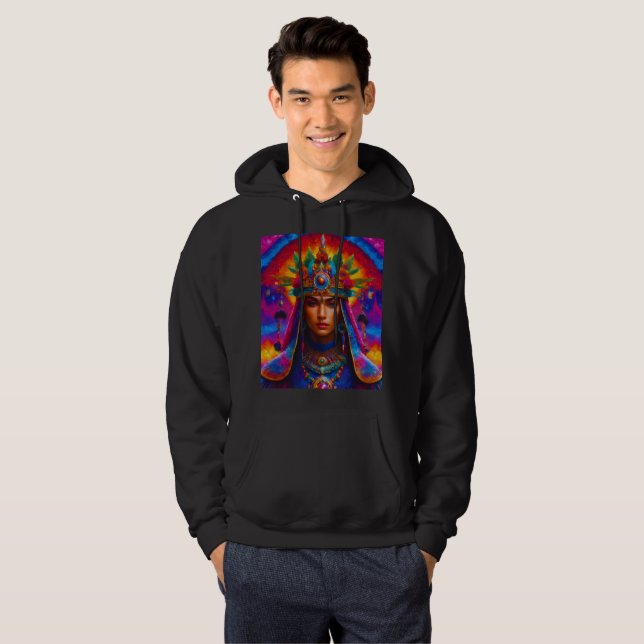 Mystisk Drottning Hoodie (Hel framsida)