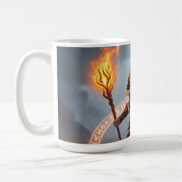 Mystisk eldsjamanmugg kaffemugg