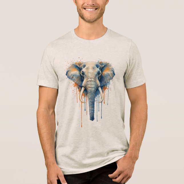 Mystisk Elefant T Shirt (Framsida)