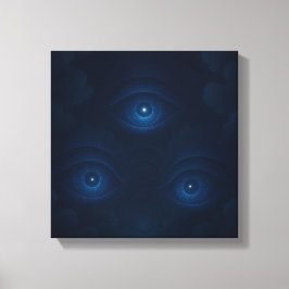 Mystisk Energi Ögon Canvas Väggkonst