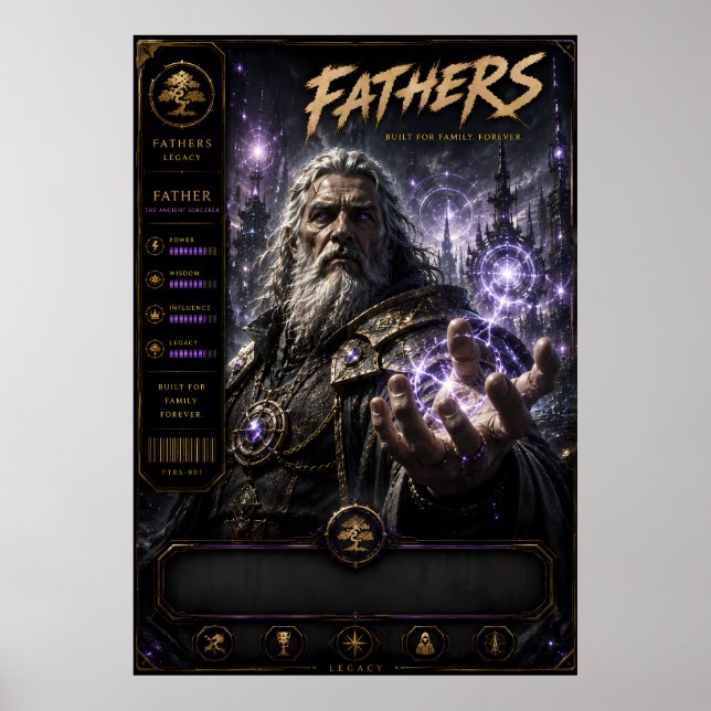Mystisk Faderns Arv Poster (Framsidan)