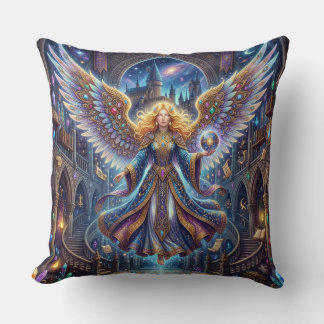 Mystisk Fantasy Ängel Övernaturlig Akademi Dekorat Kudde