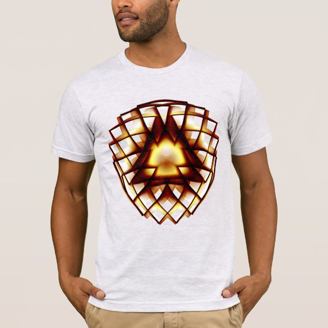 Mystisk geometrisk ornamentik t shirt (Framsida)