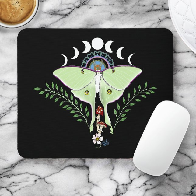 Mystisk Grön Eterisk Lunamalm Celestiel Musmatta (Skapare uppladdad)