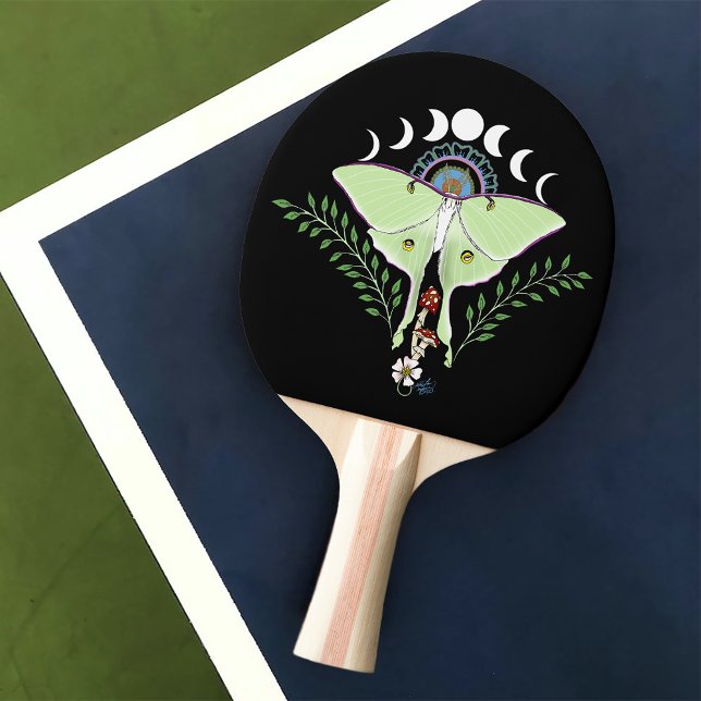 Mystisk Grön Eterisk Lunamalm Celestiel Pingisracket (Skapare uppladdad)