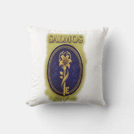 Mystisk gyllene nyckel & Bloom: Elegant logodesign Kudde
