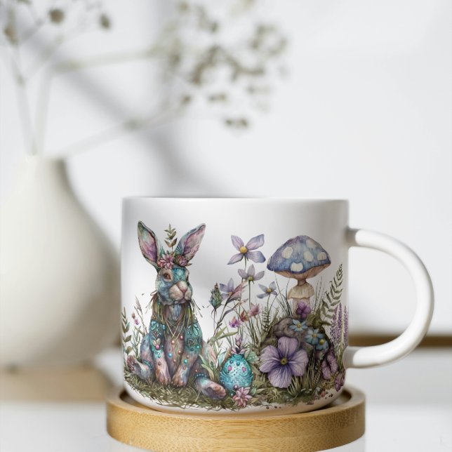 Mystisk kanin med svamp kaffemugg (Skapare uppladdad)