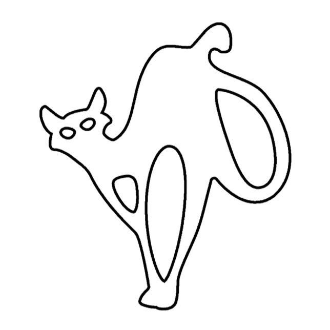 Mystisk katt ett djärvt uttryck för benägenhet mugg (Mystical Cat A Bold Expression of Elegance)