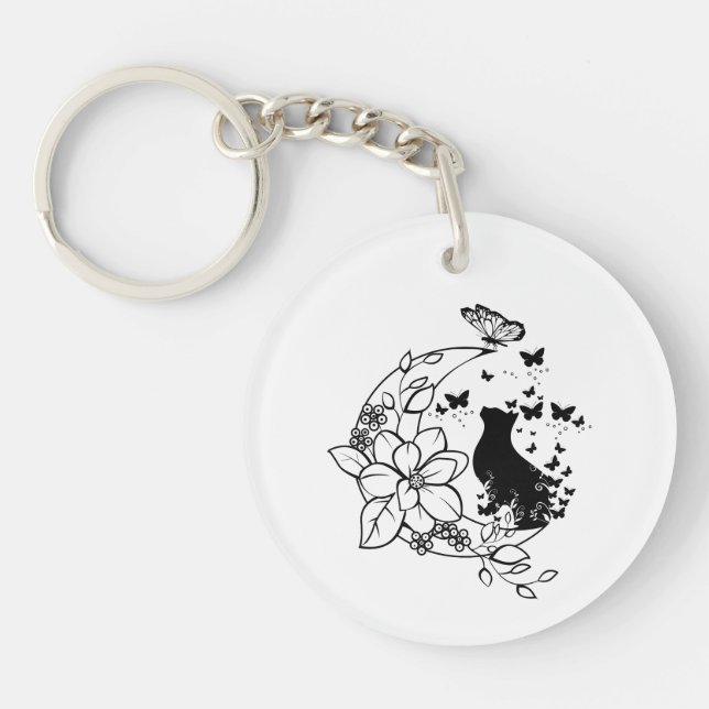 Mystisk katt och måne (Framsidan)