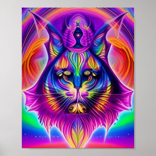 mystisk katt poster