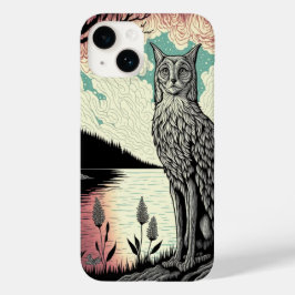 Mystisk katt Psykedelisk telefonfodral | Häxliknan