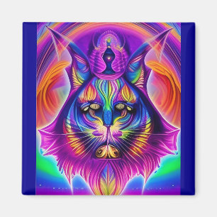 mystisk kattmagnet magnet