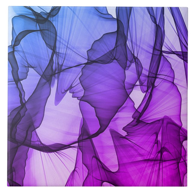 Mystisk Lagrar i plommon Kakelplatta (Framsidan)