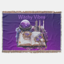 Mystisk Lila Crystal och Tarot Inspired Design