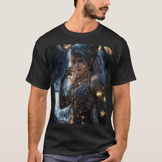 Mystisk ljus-drottning T-shirt (Framsida)