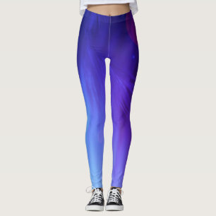 mystisk ljust grönt abstrakt konst leggings