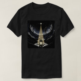 Mystisk lykta i den mörka skogen t shirt