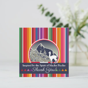 Mystisk Machu Picchu Peru Inspirerad Resedesign Tack Kort