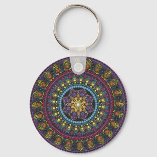Mystisk mandala nyckelring