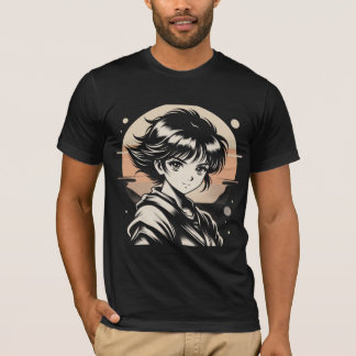 Mystisk Manga Karaktär T-shirt – Japansk Konst Kän