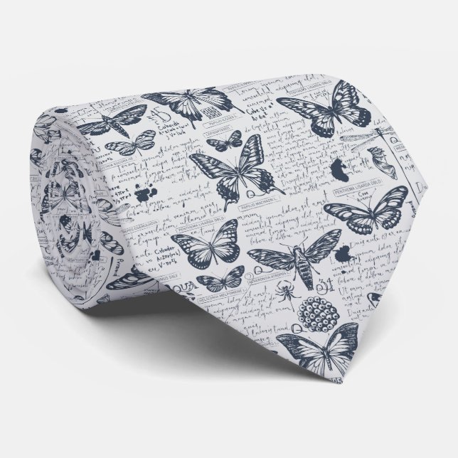 Mystisk Moth Fjäril Mönster Slips (Rullad)